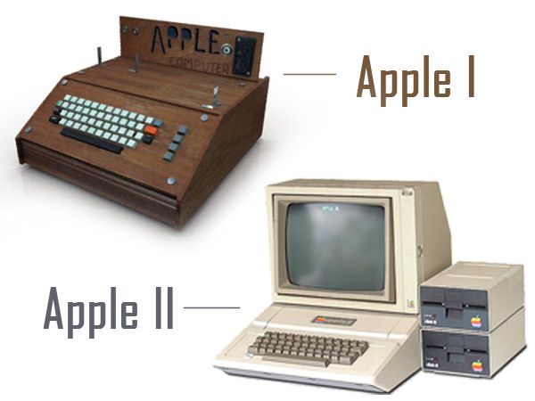 Apple 1 et Apple 2